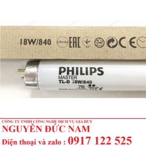 Bóng Đèn TL84 Cho Tủ So Màu – Model TL-D 18W/840 Philips Châu Âu