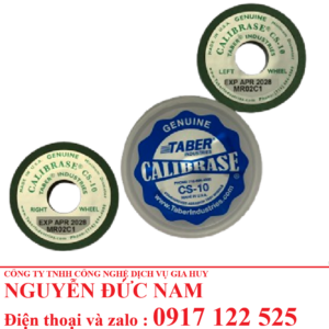 Đá mài Taber CS‑10 – 2 viên tròn, kiểm tra độ bền vật liệu chất lượng USA